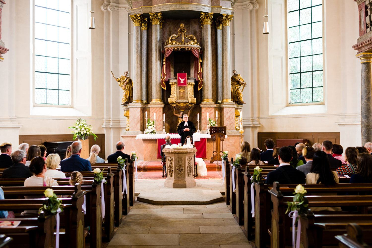 Trauung in der Kirche in Erlangen